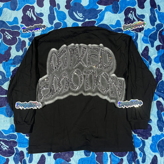 Remera Mixed Emotion Sunrise Negra