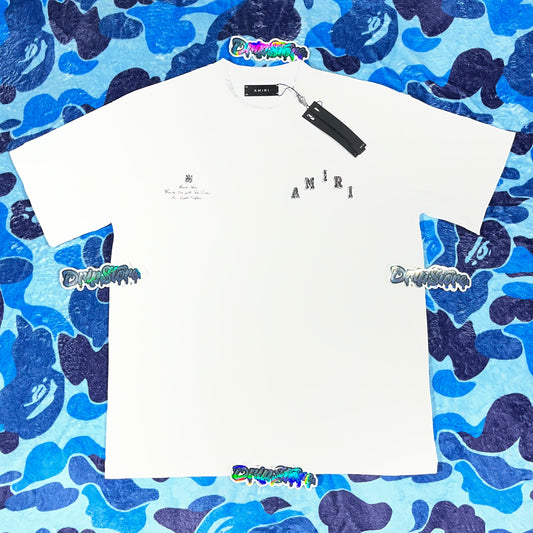 Remera Amiri Collegiate Blanca L