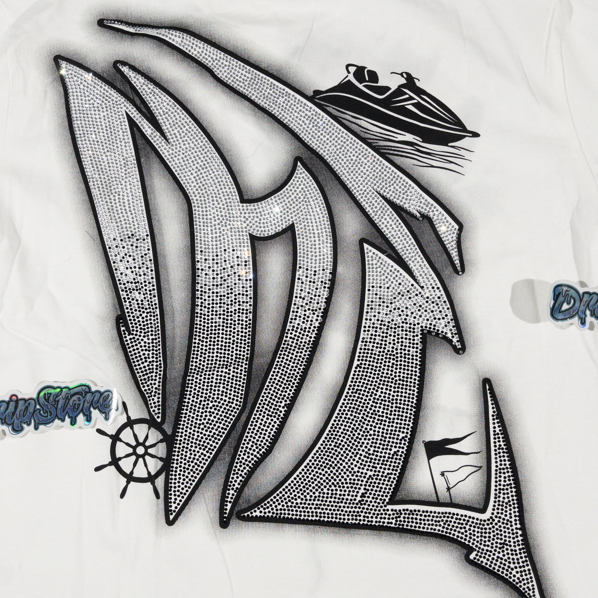 Remera Mixed Emotion Jetski Blanca L-XL