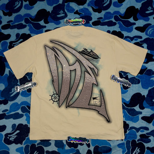 Remera Mixed Emotion Jetski Crema L-XL