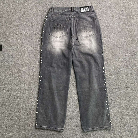 Pantalón Mixed Emotion Stone Jean Negro