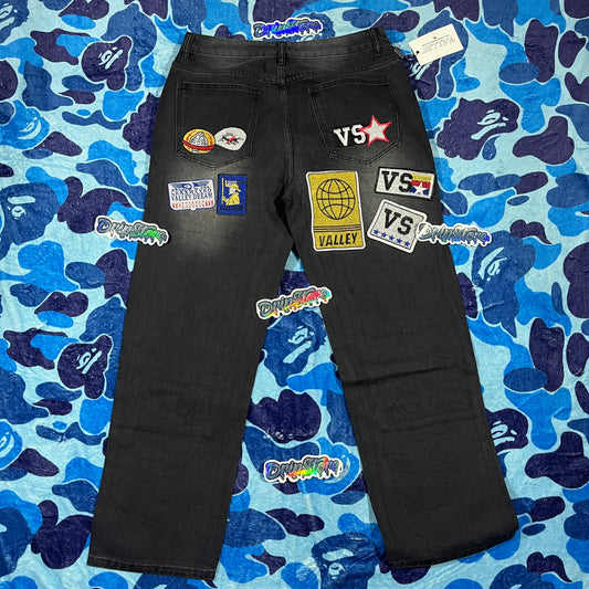 Pantalón Jean Valley 1980s Painter Negro L
