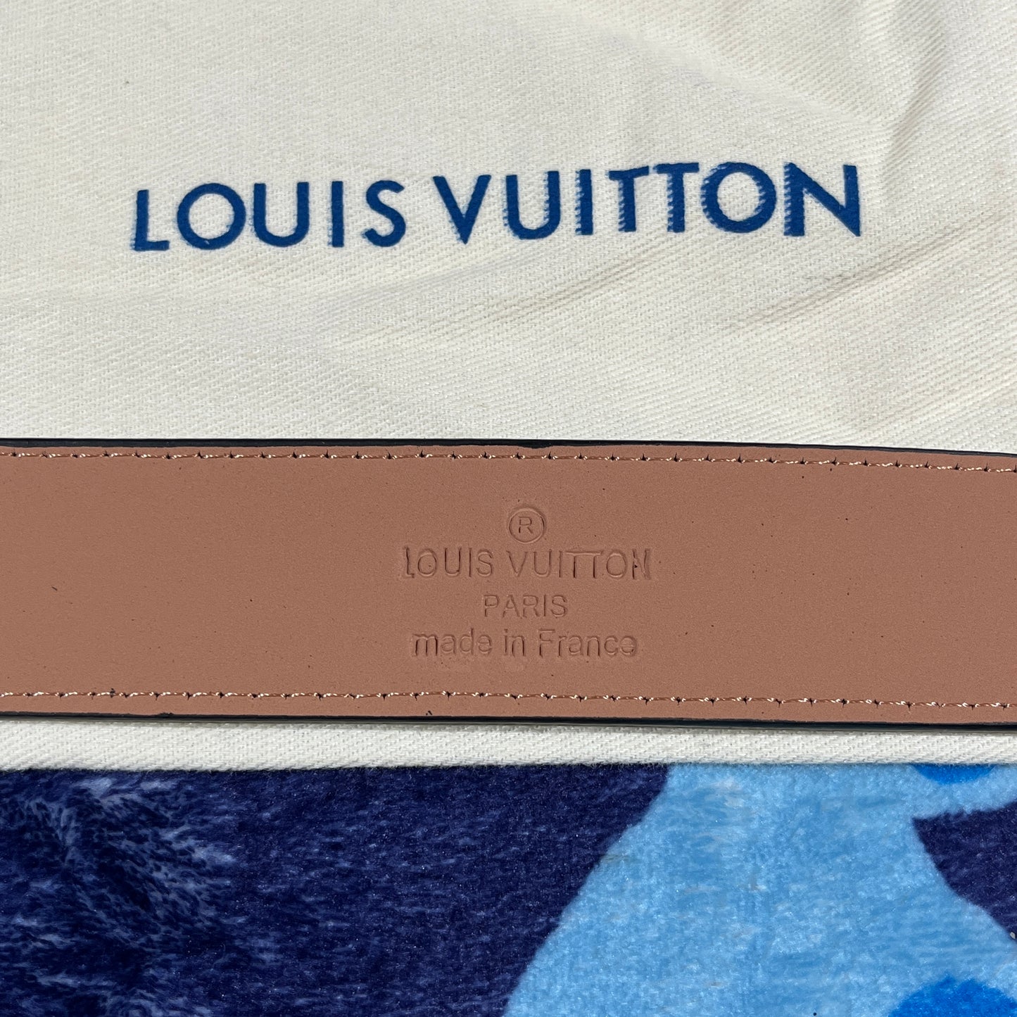 Cinturon LV Monogram Negro/Plateado