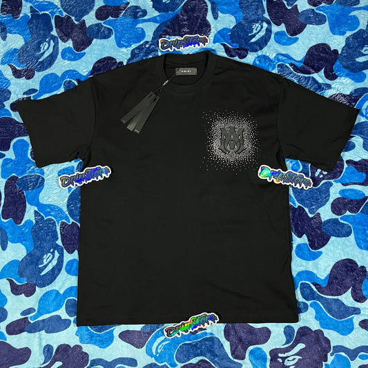 Remera Amiri Strass Negra XL