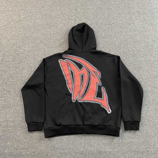 Campera Mixed Emotion Graffiti Negra