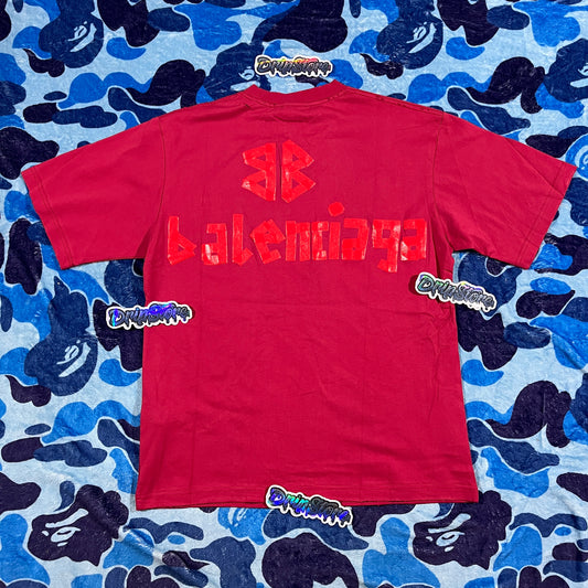 Remera Balenciaga New Tape Roja M