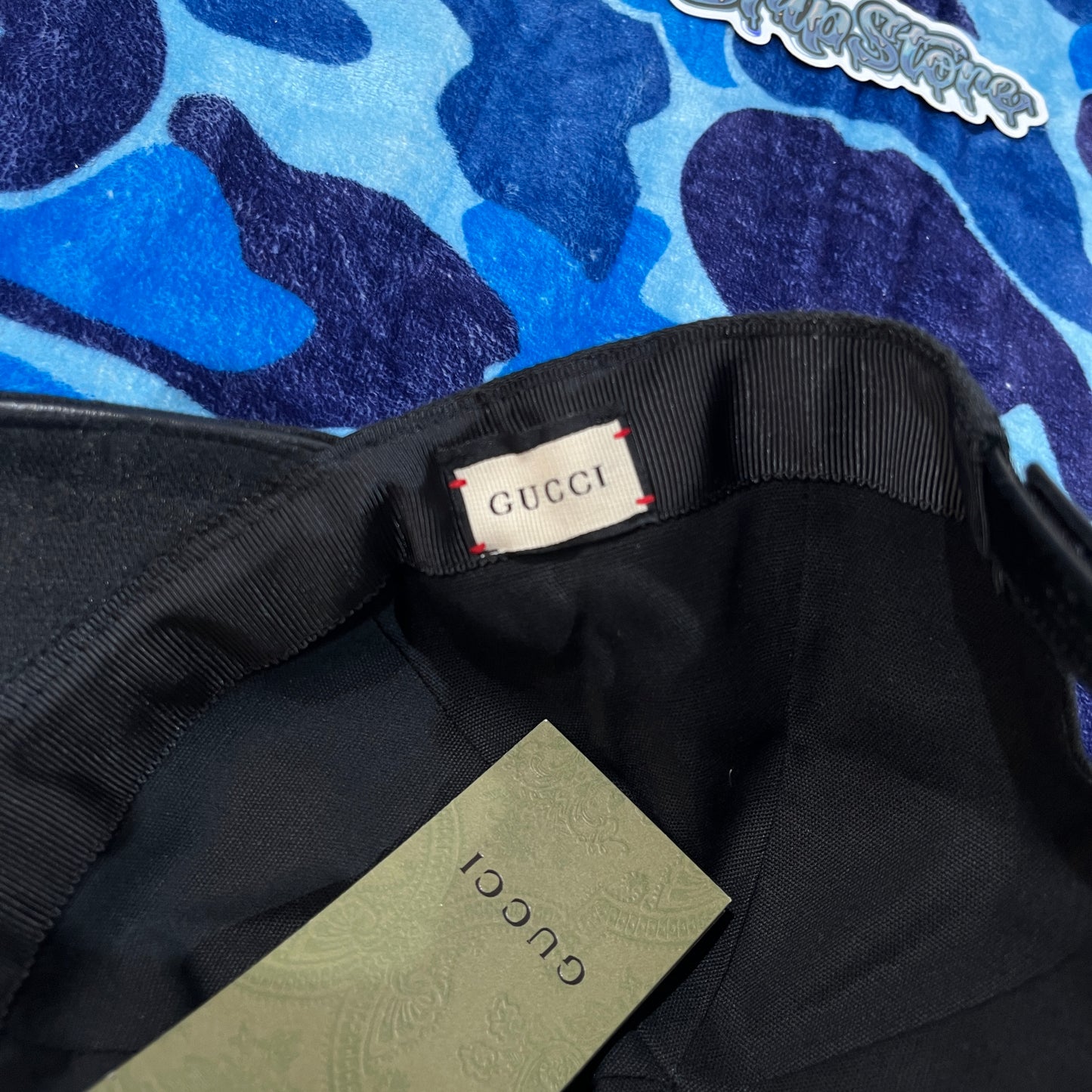 Gorra Gucci Canvas Baseball Negra