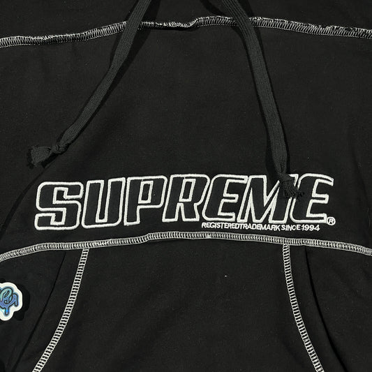 Buzo Supreme Coverstitch Negro XL