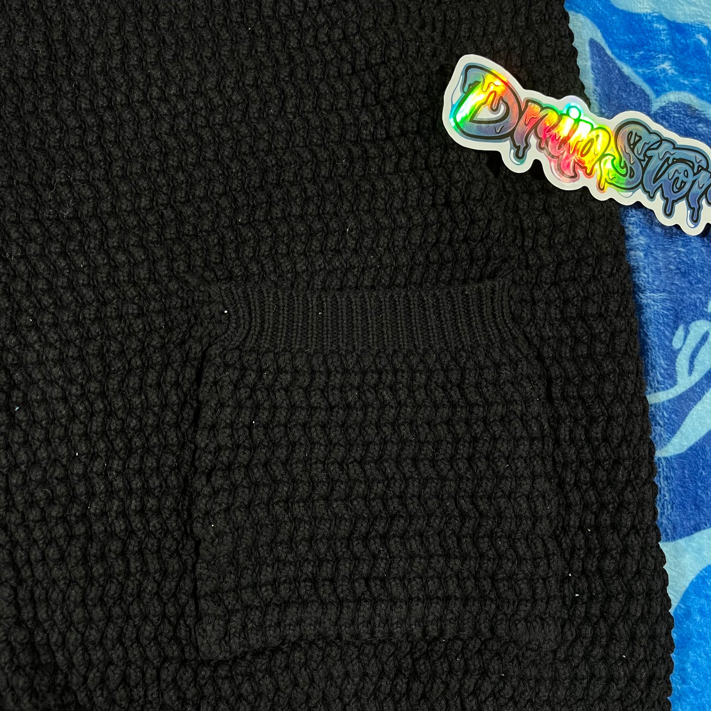 Conjunto Casablanca Crochet Negro Logo XL