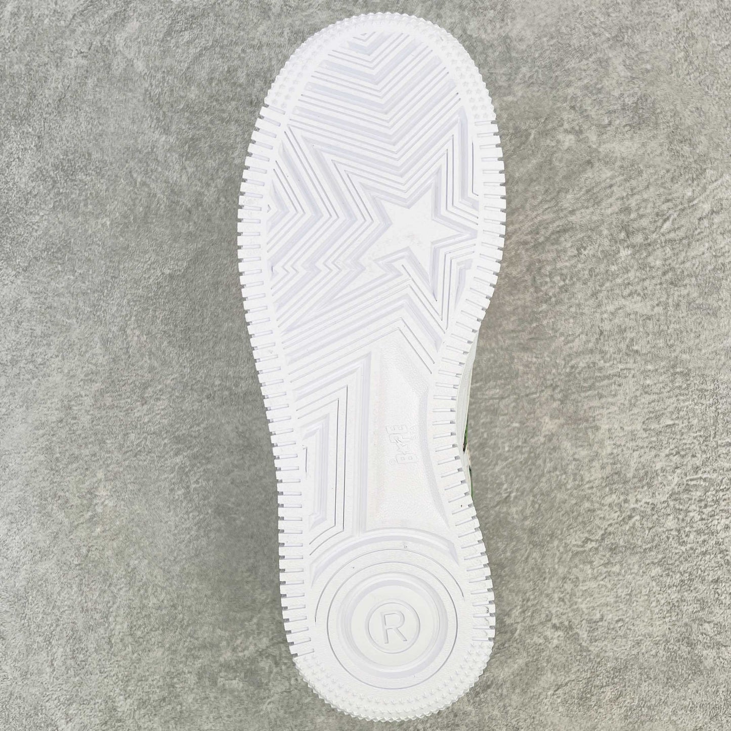 A Bathing Ape Bape Sta Low Blanco ABC Camo Verde