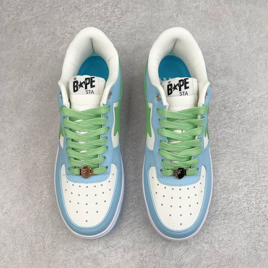 A Bathing Ape Bape Sta Low Azul Pastel