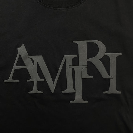 amiri-staggered-logo-tee-black-2-Drip Store Argentina