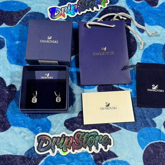 Aros Swarovski Millenia Plateado