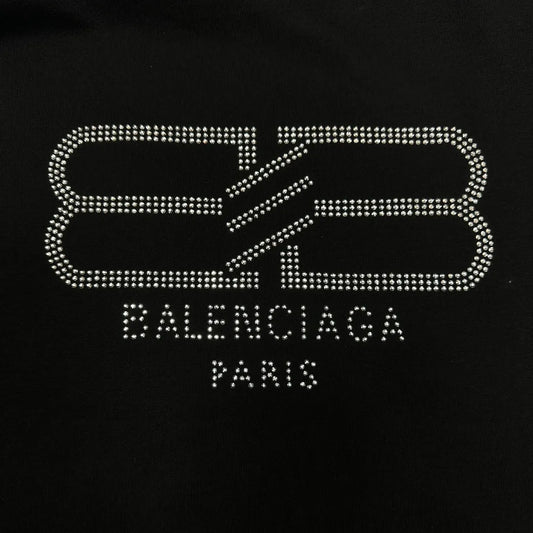 balenciaga-bb-paris-strass-t-shirt-black-2-Drip Store Argentina