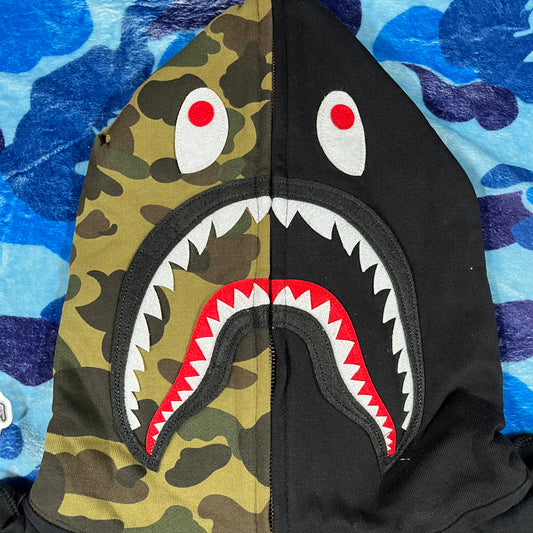 Campera Bape 1St Camo Shark XL