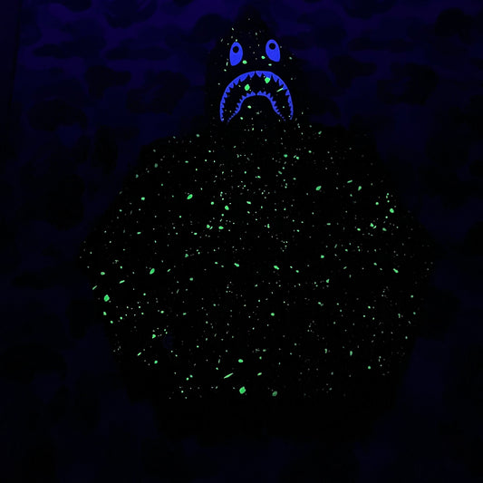 Campera Bape Space Camo (Brilla oscuridad) L