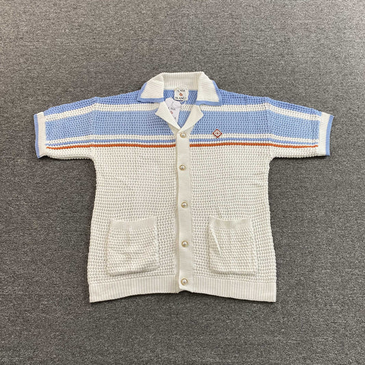 Conjunto Casablanca Crochet Blanco Celeste