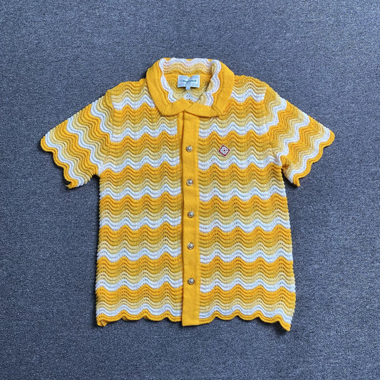 Conjunto Casablanca Crochet Amarillo