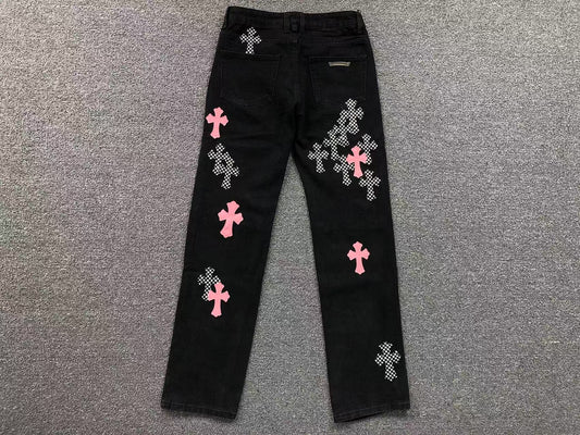 chrome-hearts-cross-patch-fleurknee-jeans-black-2-Drip Store Argentina