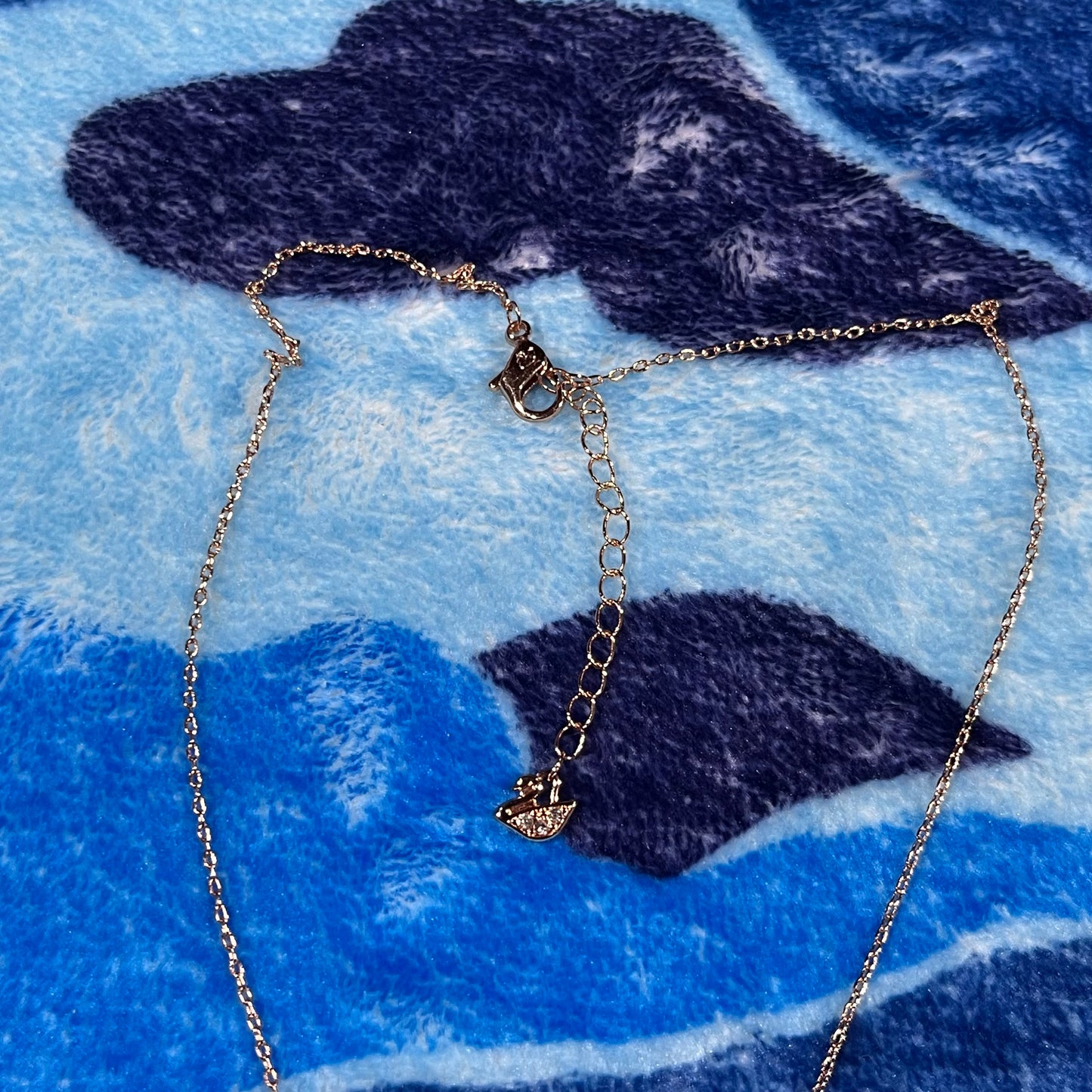 Collar Swarovski Swan Rose Gold