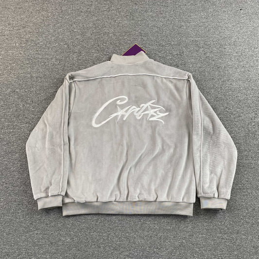 Campera Corteiz VVS Velour Gris