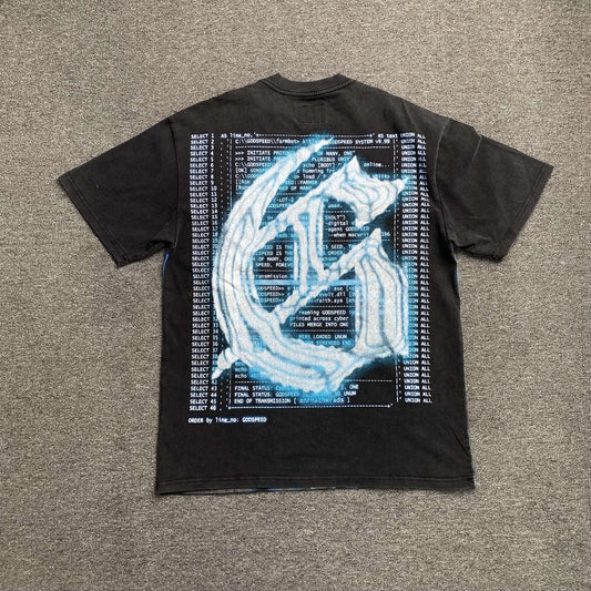 Remera Godspeed Aura Farm Negra