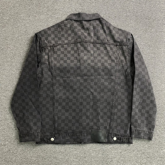 Campera Louis Vuitton Damier Jean Negra