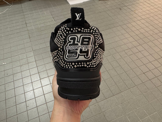 Louis Vuitton Skate Sneaker Grey Studded