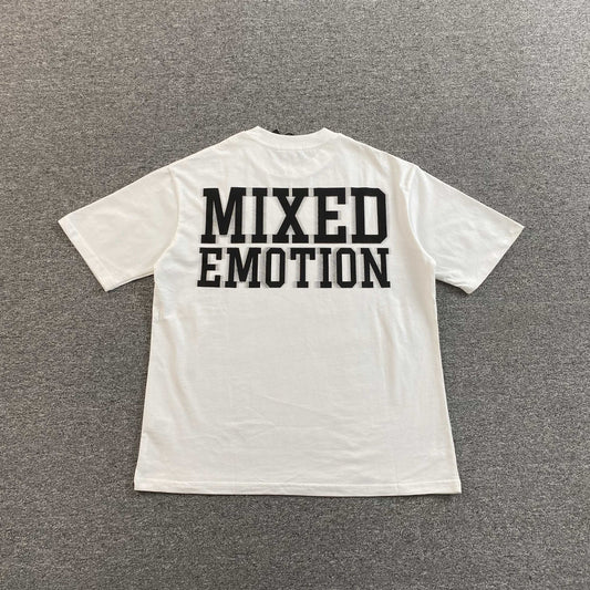 Remera Mixed Emotion Blur Blanca