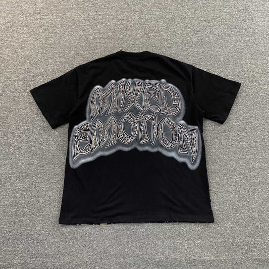 Remera Mixed Emotion Sunrise Negra