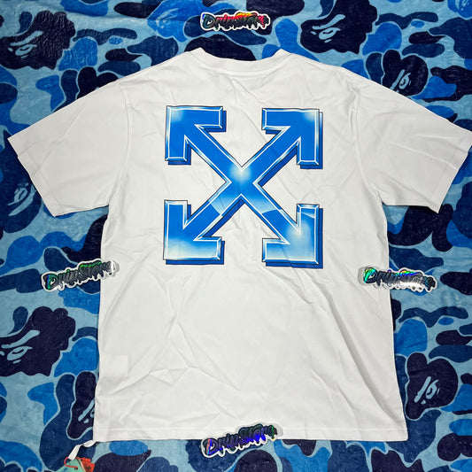 Remera Off White Metal Arrow Blanca