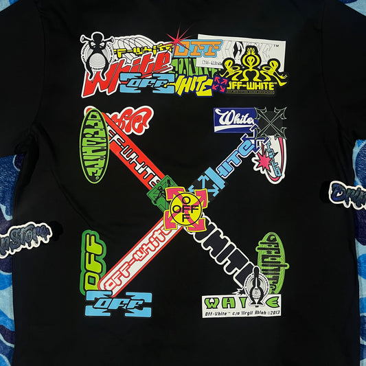 Remera Off White Multi Logo Arrow Negra