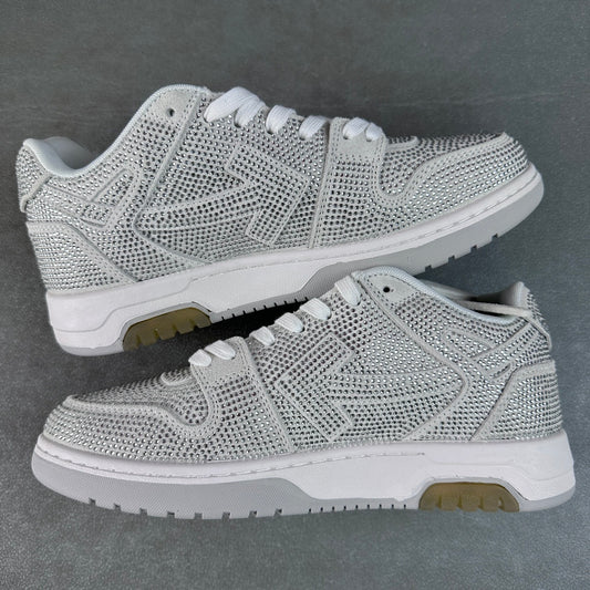 Off White Out Of Office Strass Plateada
