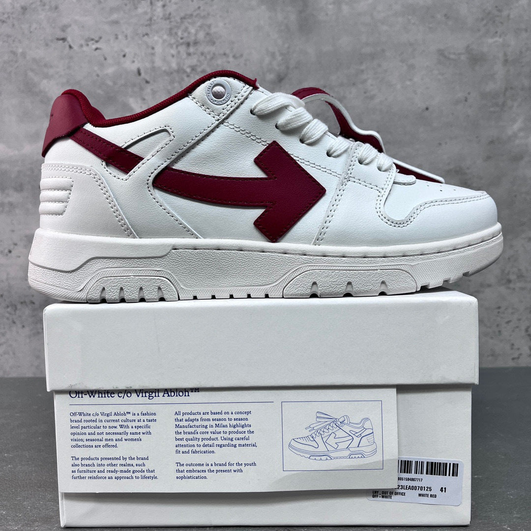 Off White Out Of Office Blanca Rojo