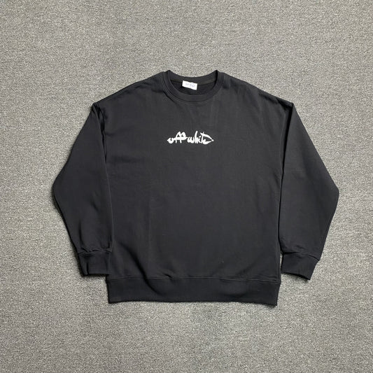 off-white-paint-arrow-crewneck-black-2-Drip Store Argentina