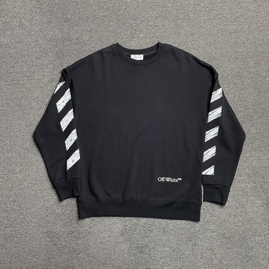 off-white-scribble-diag-crewneck-black-2-Drip Store Argentina