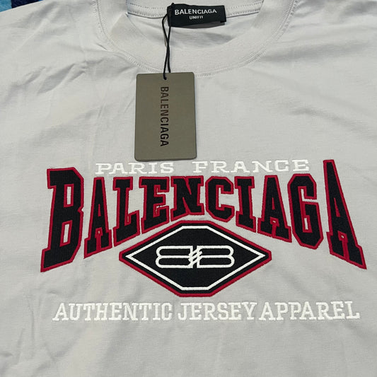 Remera Balenciaga Logo Print Blanca
