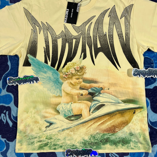 Remera Mixed Emotion Jetsky Crema XL