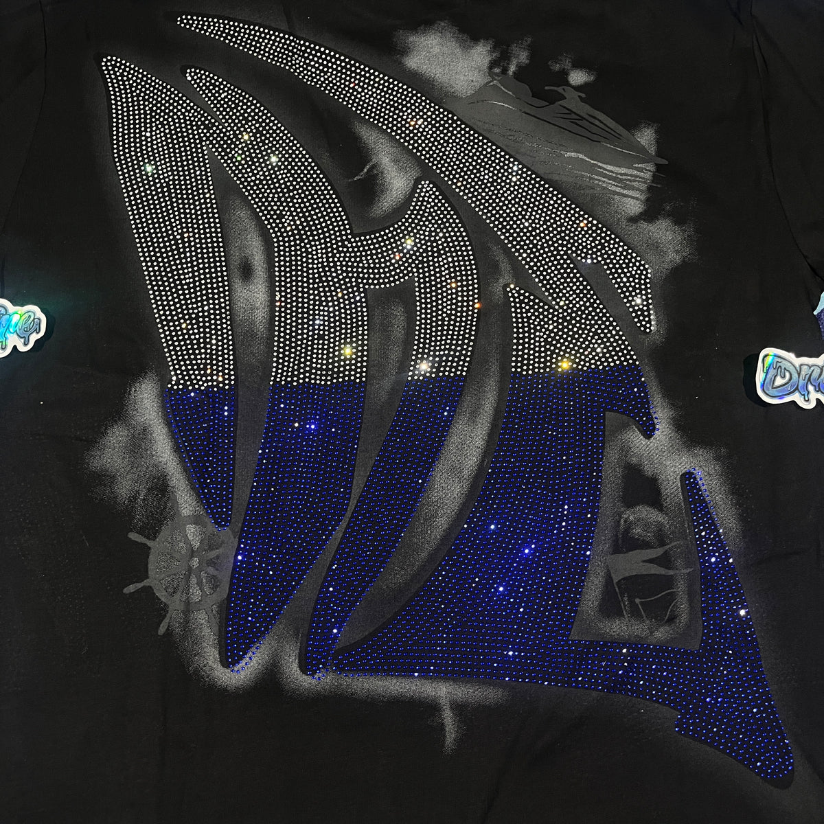 Remera Mixed Emotion Jetsky Negra XL