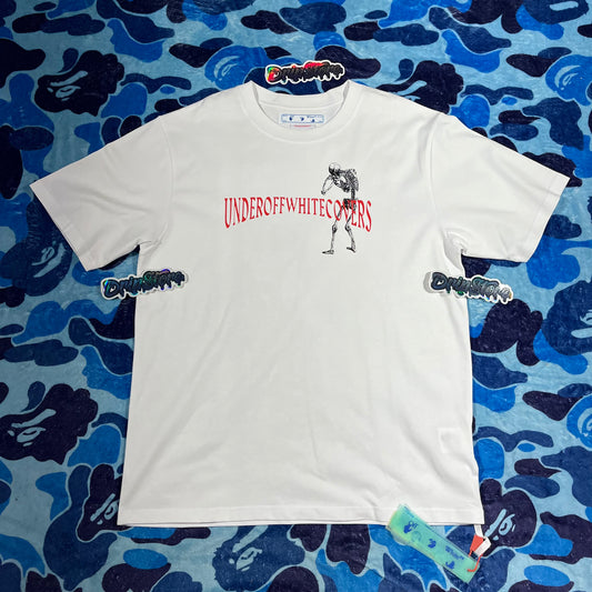 Remera Off White Undercover Skeleton Blanca