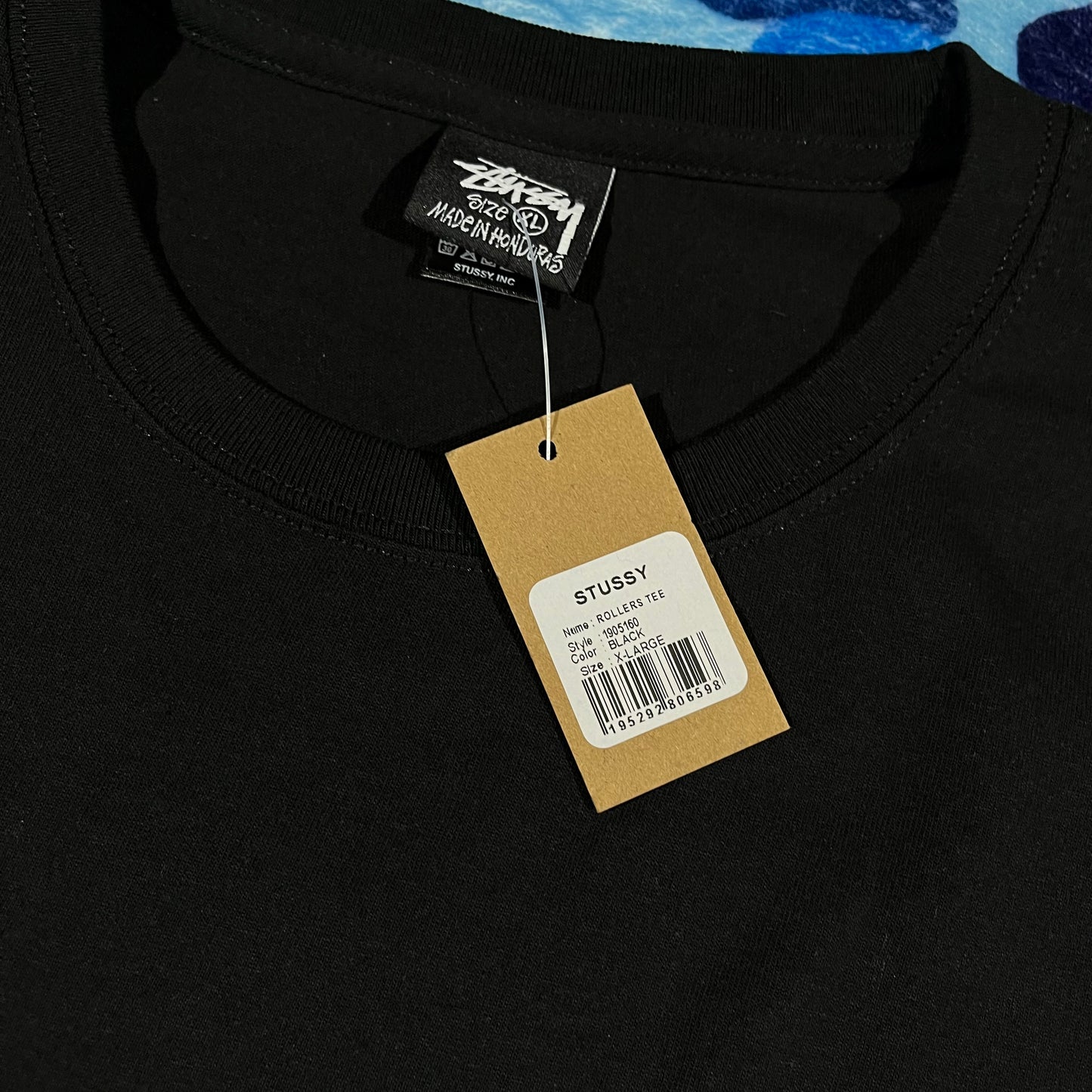 Remera Stussy Rollers Negra XL