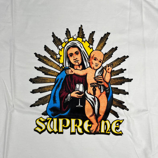 Remera Supreme Blood Blanca S