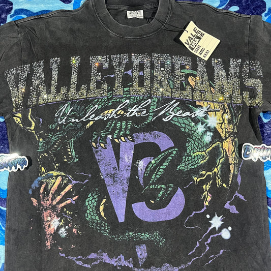 Remera Vale Forever Enter The Dragon Negra