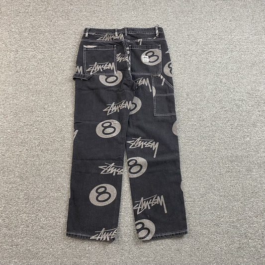 Jean Stussy 8 Ball Negro