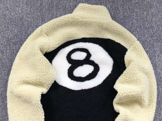 stussy-8-ball-sherpa-reversible-jacket-natural-2-Drip Store Argentina