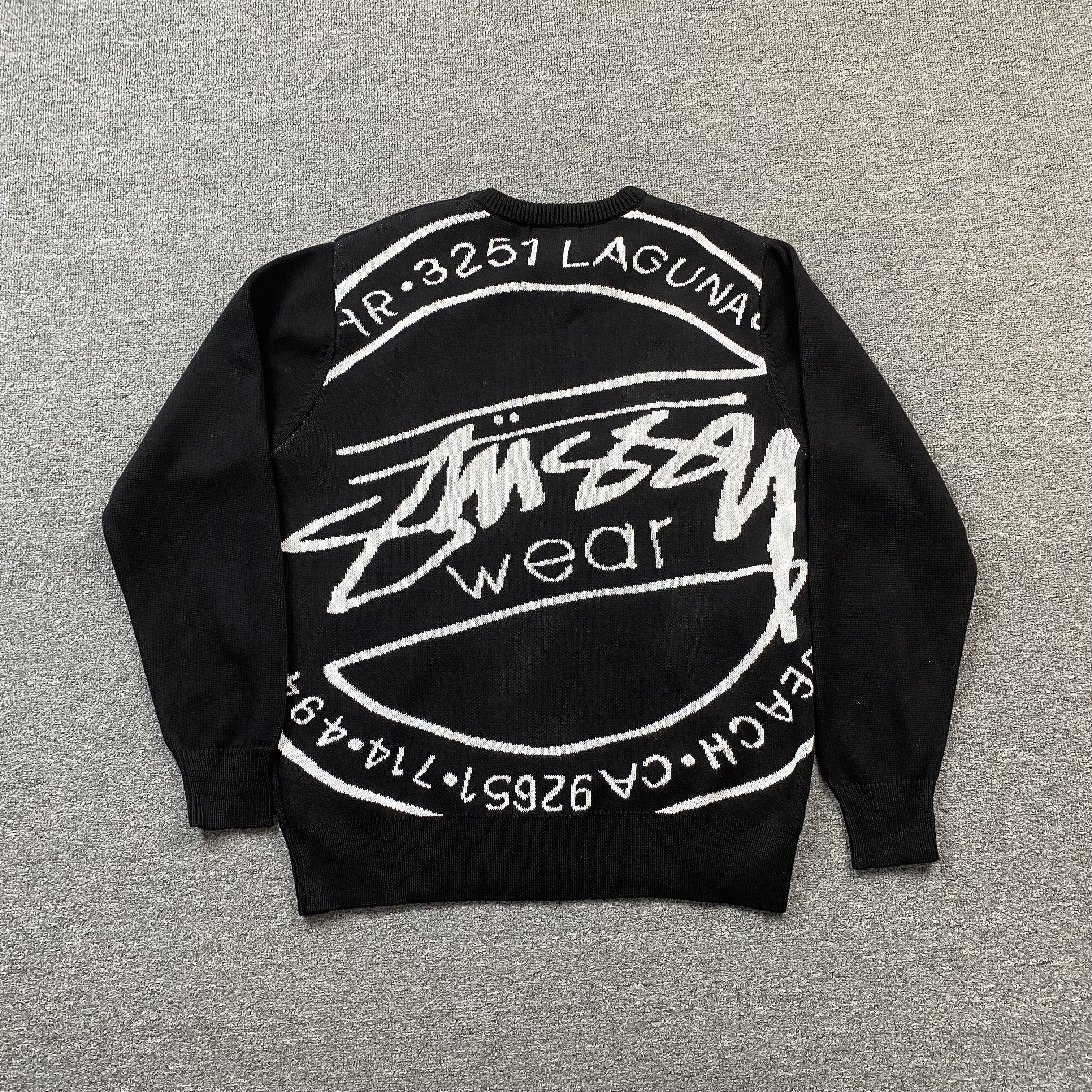 Sweater Stussy Laguna Icon Negro - Drip Store Argentina