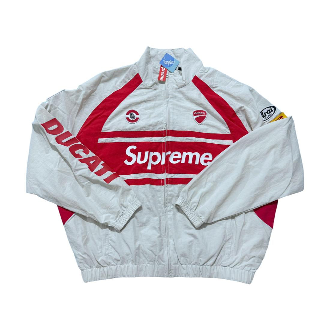 Campera Supreme Ducati Track Blanca Drip Store Argentina