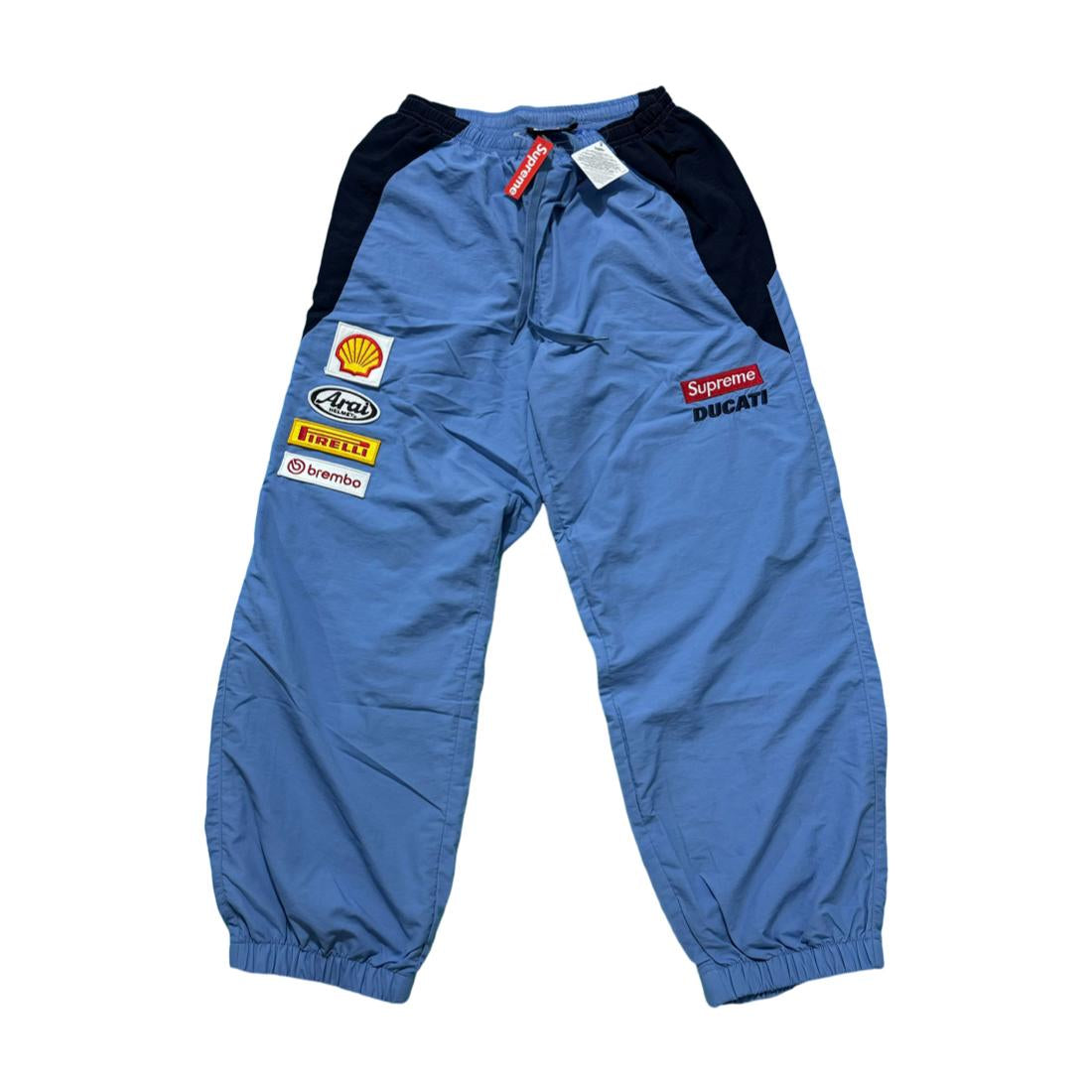 Pantalon Supreme Ducati Track Celeste - Drip Store Argentina