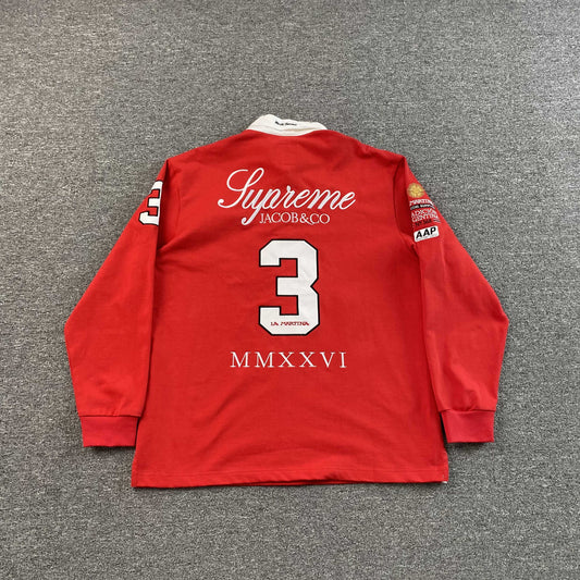 Remera Supreme La Martina Rugby Roja
