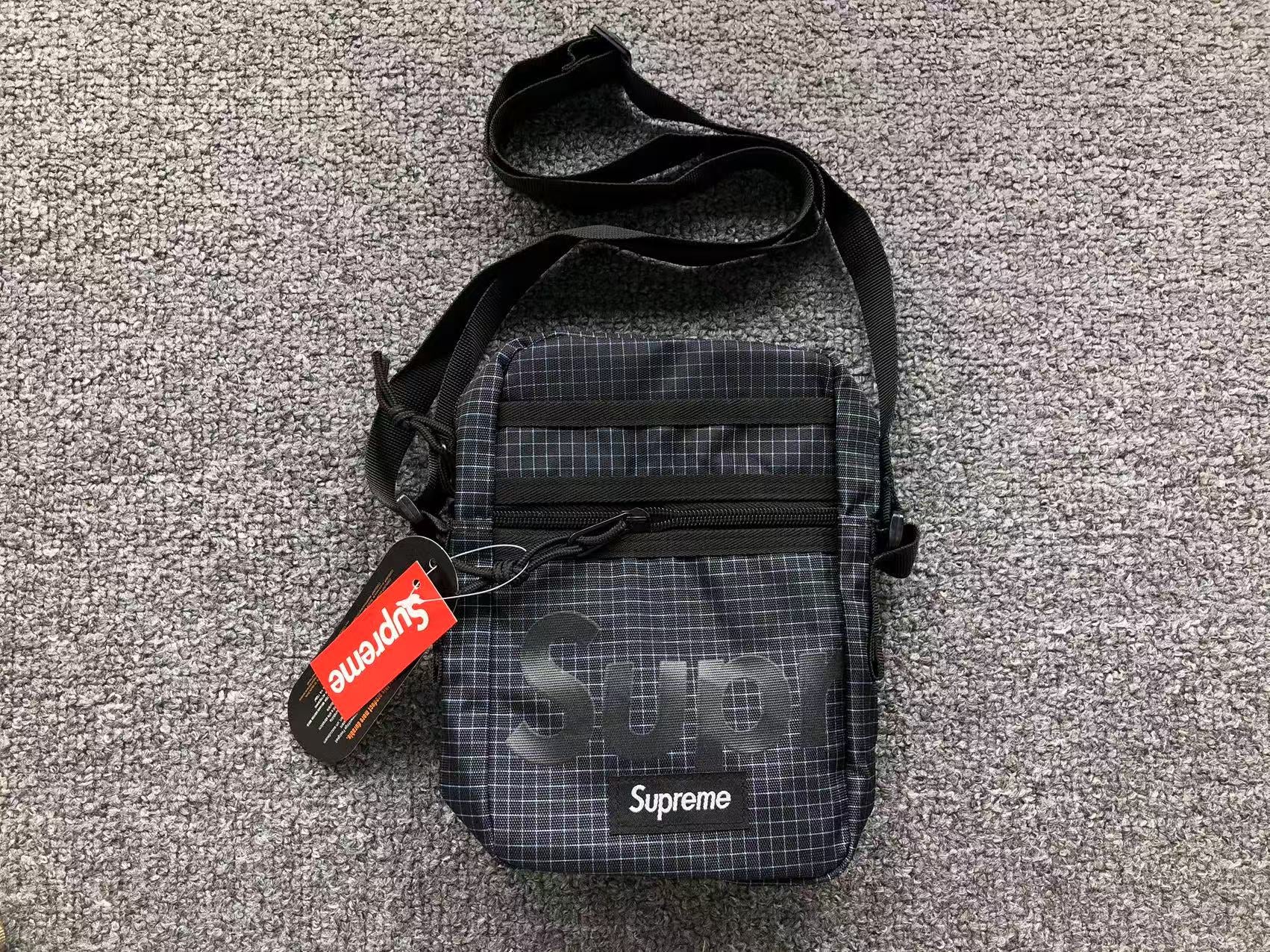 Supreme Shoulder Bag Bolsa Supreme Negra Bolso De Hombro Supreme